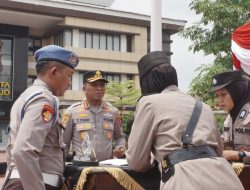 Kapolresta Sidoarjo Pimpin Sertijab Pejabat Utama dan Kapolsek Jajaran