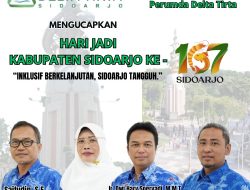 Perumda DELTA TIRTA Sidoarjo Mengucapkan Selamat Hari Jadi Kabupaten Sidoarjo ke 167