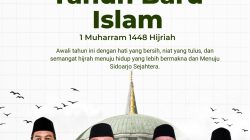 Pimpinan dan Anggota DPRD Kabupaten Sidoarjo mengucapakan Selamat Memperingati Tahun Baru Islam 1448 H