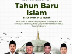Pimpinan dan Anggota DPRD Kabupaten Sidoarjo mengucapakan Selamat Memperingati Tahun Baru Islam 1448 H